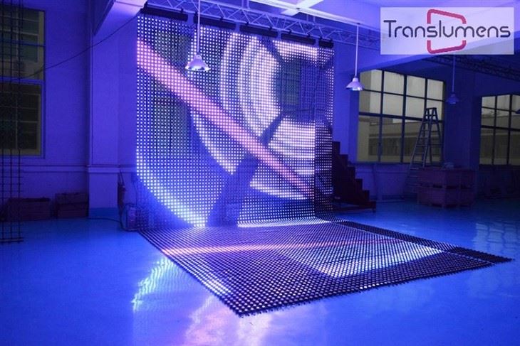 P56 Outdoor Transparent LED Mesh Display