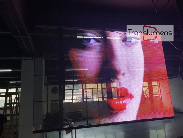 Transparent Glass Video Wall